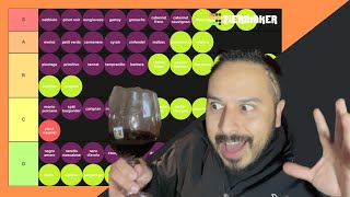 Sommelier Ranks ALL WINE VARIETALS | Wine Tier List