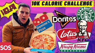 10k CALORIE Challenge! (EPIC CHEAT DAY!!) Can I FINISH??