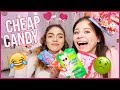 Trying Cheap Valentine&#39;s Day Candy w/ Stephany Rodriguez