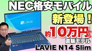 初心者向き！】手ごろな価格の軽量モバイルノート「NEC LAVIE N14 Slim