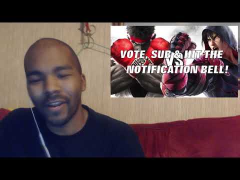 KrimReacts #171: Tekken Vs. Street Fighter!!! (Ryu Vs. Jin Rap Battle/Reaction)