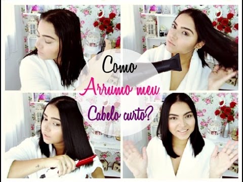 Como arrumo meu cabelo curto?(Long bob) ,Tárcia Suélem