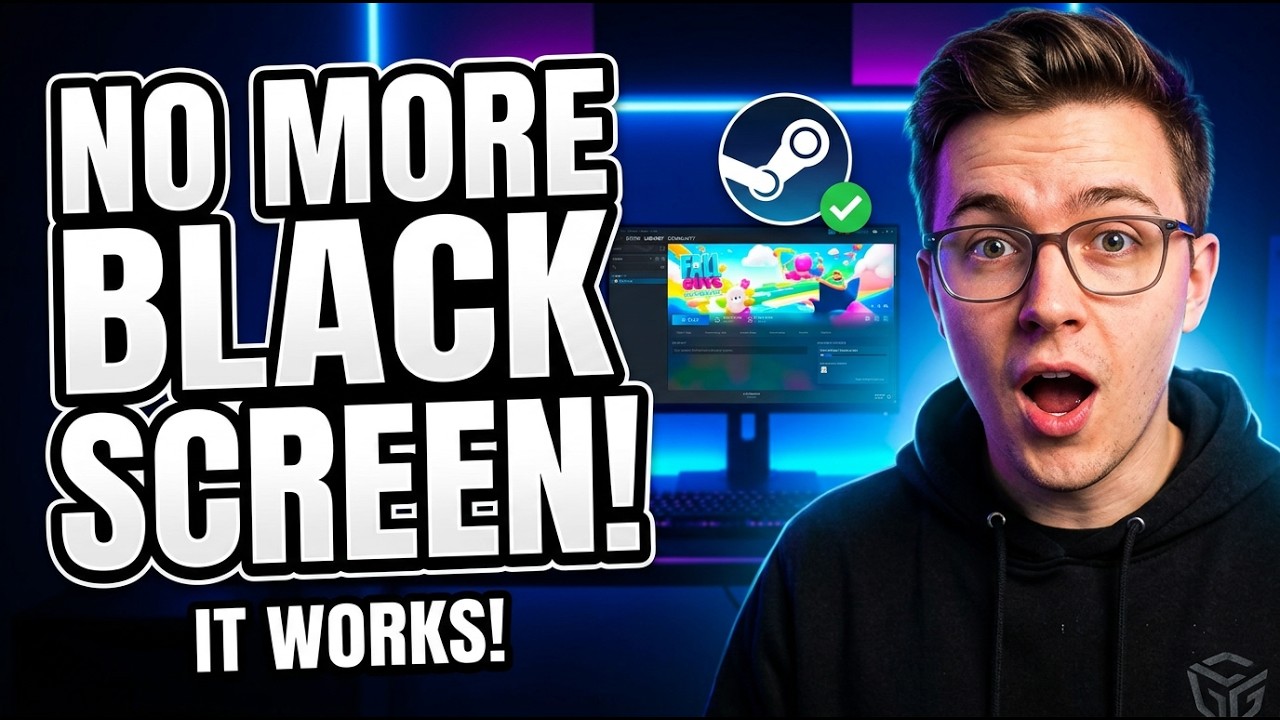 How to Fix Steam Black Screen (Quick Guide) - YouTube