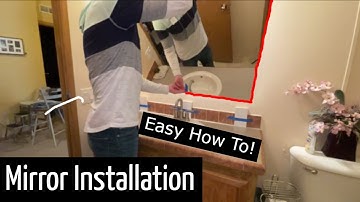 Bathroom Mirror Installation