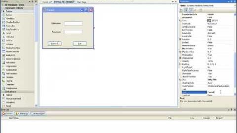 YouTube Tutorial - Visual Basic 2008 - Login Form