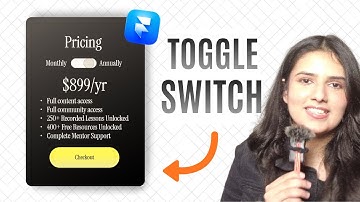 Framer Toggle Switch Tutorial | Web Design Tutorial for Beginners