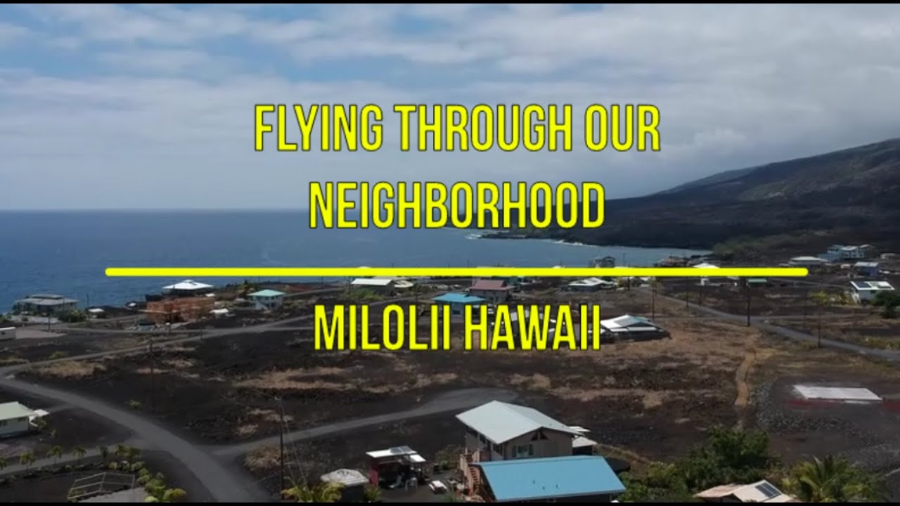 Tour of our Neighborhood and our Tiny House - Milolii Hawaii