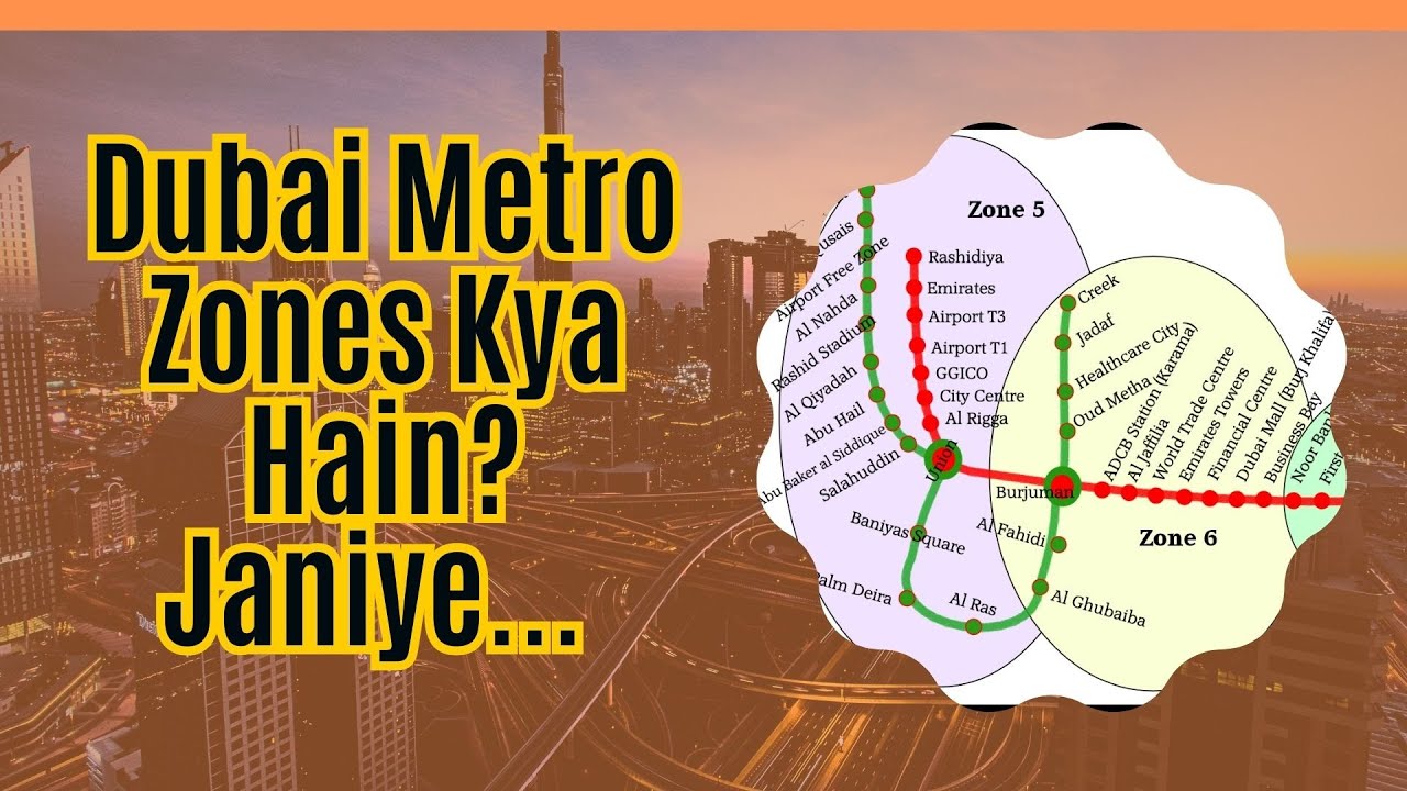 Dubai Metro Zones Kya hain? Learn All About Dubai Metro Zones and Daily Pass