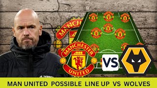 Man United Possible Lineup || Man United vs Wolves || Man United Transfer News || Premier League
