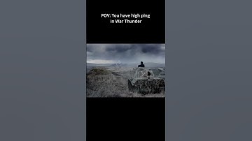 High ping in War Thunder #warthunder #tanks #gaming #games #meme