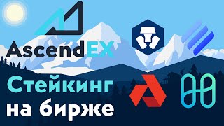 Стейкинг криптовалют на бирже AscendEX | Четыре криптовалюты для стейкинга на бирже AscendEX