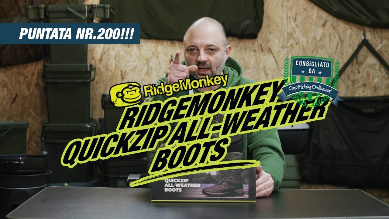 RidgeMonkey QuickZip All-Weather Boots | Consigliato da Carpfishingonline 200
