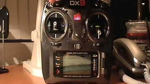 Spektrum DX9 voice readout for telemetry and switch functions