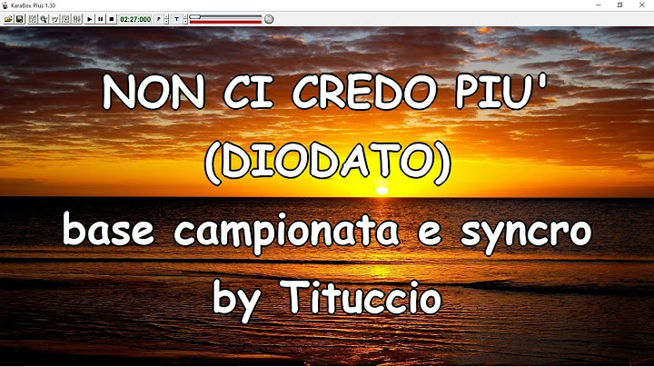 Non ci credo più   Diodato  KARAOKE + TESTO