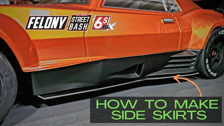 Arrma Felony First Upgrades - How To Make Custom Side Skirts