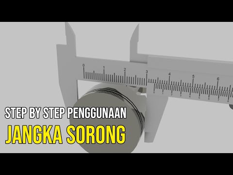 Video: Skala mana yang dipasang pada jangka sorong?