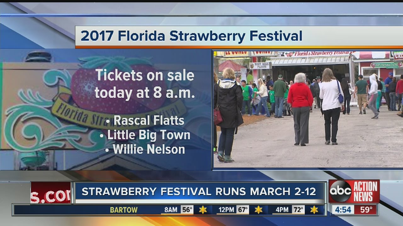 Florida Strawberry Festival tickets go on sale Thursday YouTube