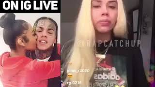 6ix9ine ‘s first baby mama 'Sara' breaks down on IG live