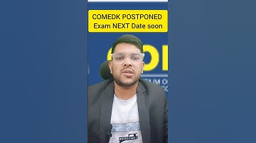 COMEDK 2025 Postponed exam next date will be out soon | War over Exam soon #comedk2025 #update
