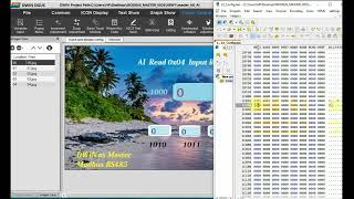 #22 ModBus RS485 DWIN Master  AI & AO - INPUT & HOLDING REGISTERS Commands 0x04, 0x03,0x06,0x10