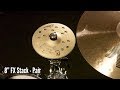 Zildjian Sound Lab: 8" FX Stack | Pair & HiHat (Played on Kit)