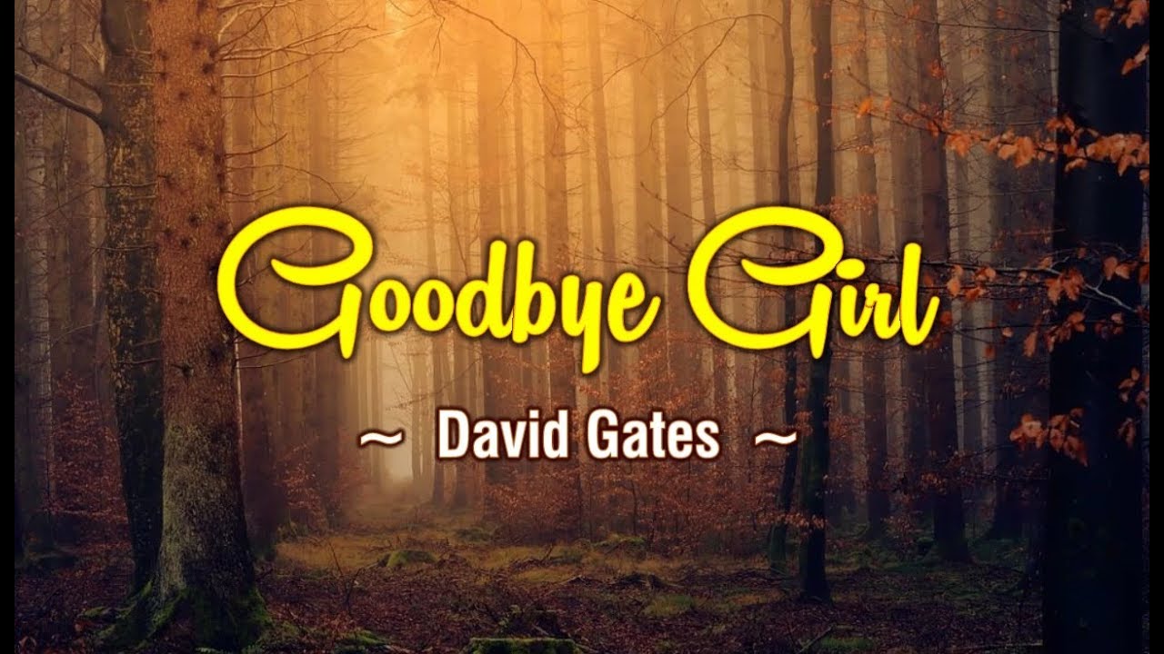 Goodbye Girl KARAOKE VERSION as popularized by David Gates