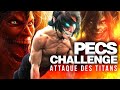 PECS CHALLENGE❗️100 POMPES ATTAQUE DES TITANS - ESSAYE D’ALLER JUSQU’AU BOUT...🥵