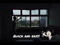 Quick and easy cleaning of highrise windows