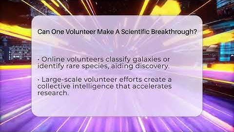 Can One Volunteer Make A Scientific Breakthrough? - Strange Science HQ