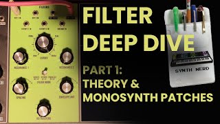 Synth Nerds Only: Moog Matriarch Filter Deep Dive : Part 1 - Theory & Mono-Synth Patches