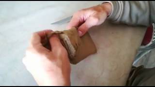 Unpacking original ww2 British First Field Dressing