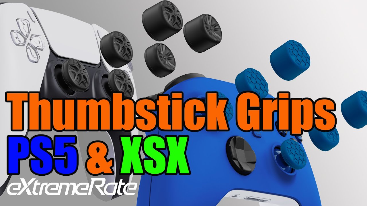 PlayVital Performance Thumbstick Grips for PS5 DualSense & Xbox Series X  controller - How to Install - YouTube