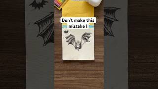 How YOU can draw a bat 🦇 (don’t WING it! follow this tutorial) #drawingtutorial #howtodraw #bat
