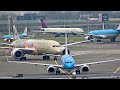 RUSH HOUR Amsterdam Schiphol Plane Spotting 🇳🇱 1 full day close up watching airplane, Busy traffic