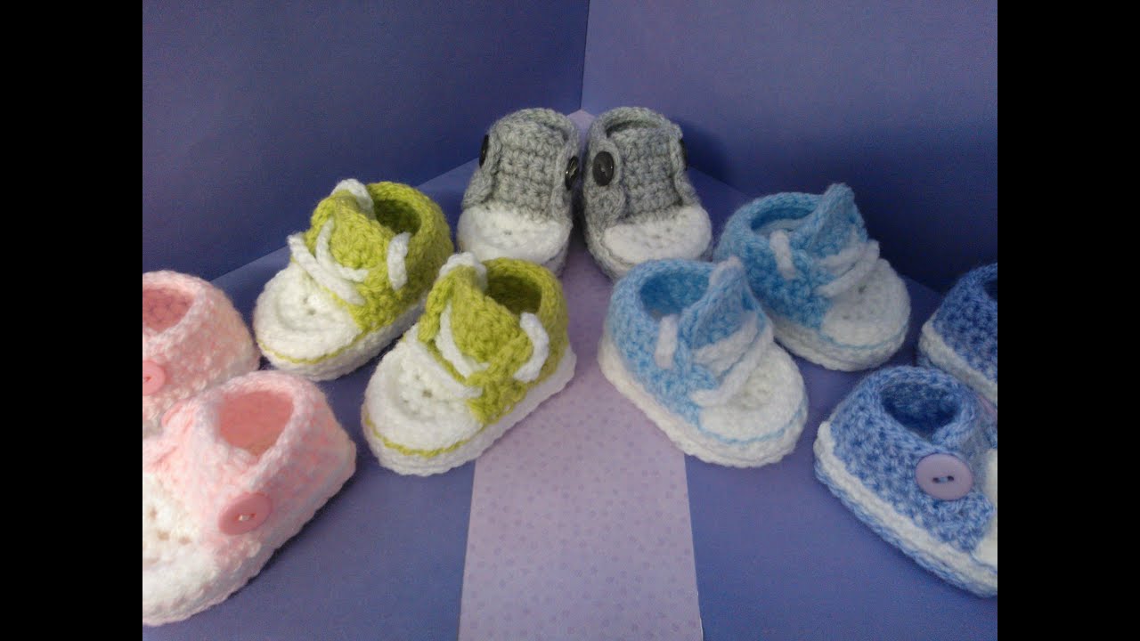 crochet converse slippers youtube