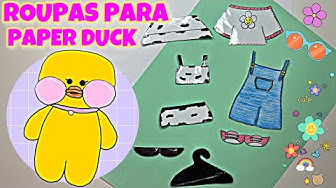 DESENHANDO ROUPA E ACESSÓRIOS DA HELLO KITTY PARA PAPER DUCK #hellokitty  #sanrio 