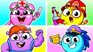 toy world jobs learn occupations with friends kids songs and nursery rhymes by baby zoo