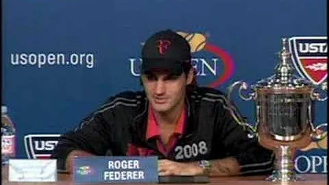 US Open Finals Press Conference Roger Federer 09.08.2008 Part 2
