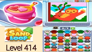 🏖️ Sand loop level 414 monkey 🐒 solution and walkthrough for gameplay 