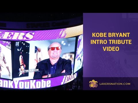 Kobe Bryant Pre-Game Ceremony & Video Tribute