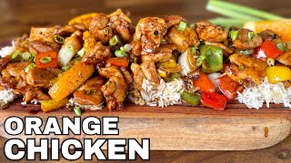 Orange Chicken Recipe STEP by STEP  EASY Chinese Griddle Recipe
