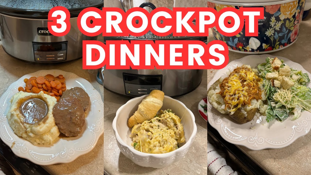 EASY CROCKPOT DINNERS - YouTube