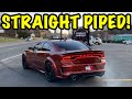We Straight Piped a 2021 Dodge Charger SRT Hellcat!