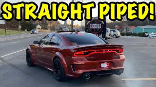 We Straight Piped a 2021 Dodge Charger SRT Hellcat!