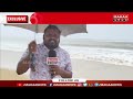 వాయుగుండం ప్రభావం..శ్రీకాకుళంలో భారీ వర్షాలు.. | Heavy Rain and Strong Winds Lash Srikakulam Coast