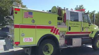 BCFD #1 E1136 (Spare) Responding