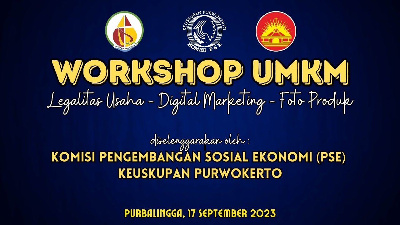 WORKSHOP UMKM - LEGALITAS USAHA, DIGITAL MARKETING, DAN FOTO PRODUK