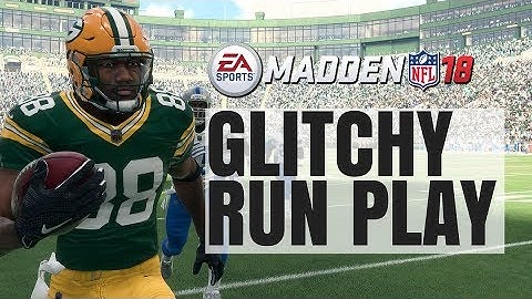 Best Glitchy Run Play In Madden 18 - One Play TDs