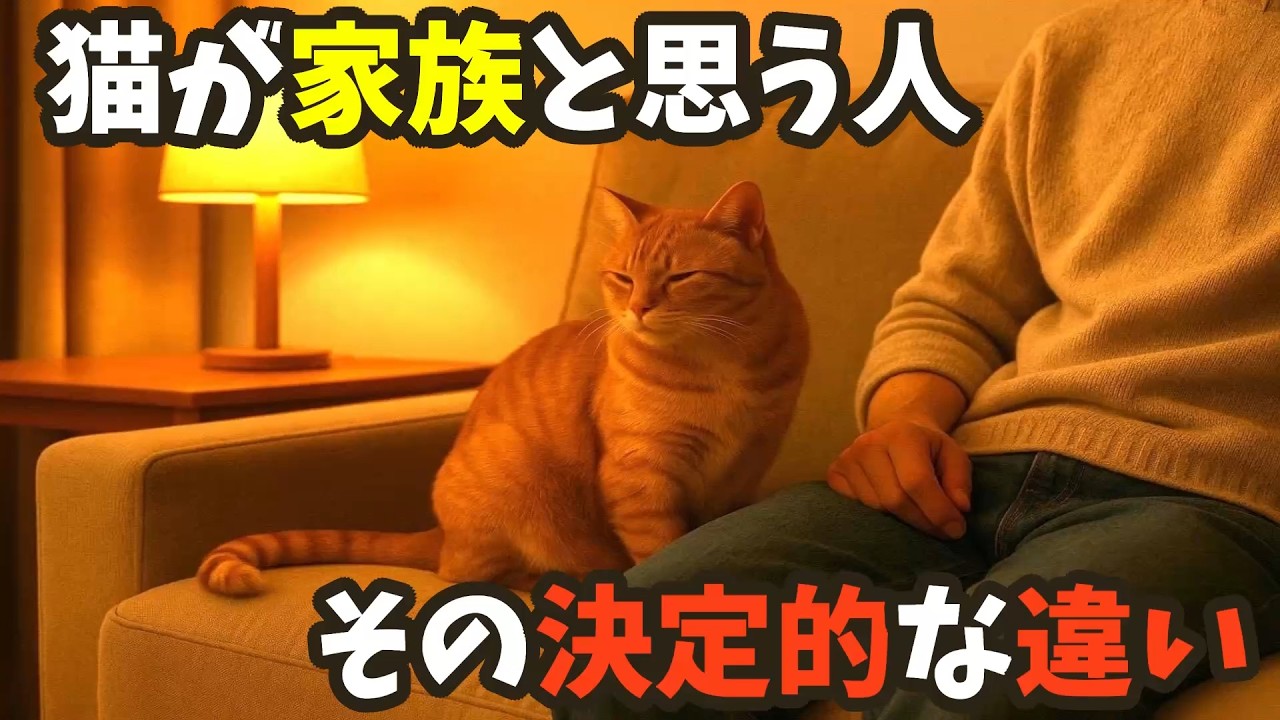 猫が「この人こそ家族」と決めた相手にだけ見せる行動7選
