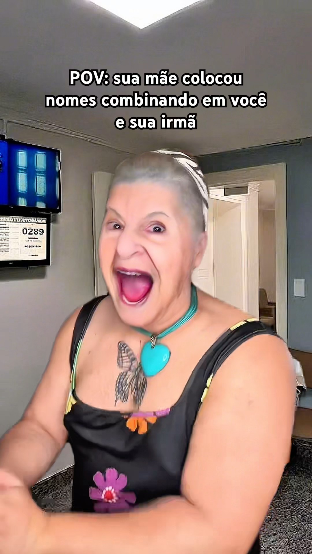 SUA MÃE COLOCOU NOMES COMBINANDO EM VOCÊ E SUA IRMÃ